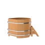 BentWood угловая из лиственницы (1,19х1,19 м.), h=1 м. Натуральная Премиум купель фото  фото - 3