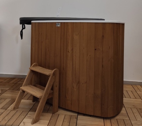 Купель Polar Spa STANDART 79 Double овальная для 1 человека (термососна светлая)  фото - 14