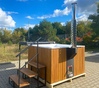 Фурако Polar Spa ELITE QUATTRO 180 квадратная с интегрированной печью для 4 человек (термососна темная) с доставкой фото - 11 Купель Фурако Polar Spa ELITE QUATTRO 180 квадратная с интегрированной печью для 4 человек (термососна темная) фото фото - 11