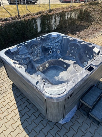 Купель джакузи PS 225-67 бежевая (для 4-6 человек)  фото - 16